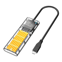 AODUKE JMS578 SSD Solid State SATA M.2 NGFF boîtier de disque dur externe USB3.1 GEN1 boîtier de disque dur mobile trans
