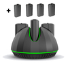 AOLION Gamepad Batterie Station de charge avec 4 pièces 1100mAh Batterie pour Xbox One SX pour Xbox Series SX One Elite
