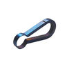 AOTDDOR ™ EDC 60mm Blue Quick Release Keychain Titanium Alloy Mini Key Ring