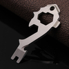 AOTDDOR EDC 12 en 1 clé multifonction ouvre-bouteille porte-clés gadget