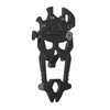 AOTDDOR Tournevis à outil manuel 12 en 1 EDC Mini ouvre-bouteille multifonction portatif avec tête de mort