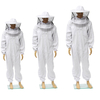 Apiculteurs apiculteurs de coton costume de protection complète avec chapeau de chapeau de voile voile Bee Suit XL XXL X