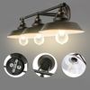 Applique Murale Industrielle Vintage Loft Fer Applique Ombre Moderne 3 têtes Lampe Murale