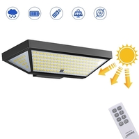 Applique murale solaire 138LED PIR Capteur de mouvement Lampe de jardin étanche IP65 de sécurité