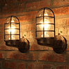 Applique Murale Unique Industrielle Vintage Fer Rustique Cuivre Steampunk Lampe Applique