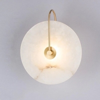 Appliques modernes lampe appliques murales abat-jour en marbre LED luminaire pour la décoration intérieure lampes de cha