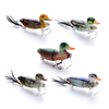 Appâts de pêche artificiels de leurre de canard yeux 3D attrapant Topwater avec des crochets de pêche