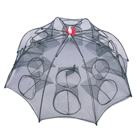 Appâts de pêche piège pêche au filet filet de pêche fonte trempette cage crabe minnow crevette crevette pliable
