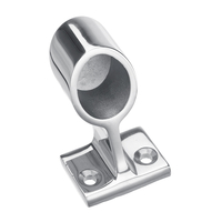 Appui marin de support de tuyau de balustrade de bateau marin de bateau de 22mm / 25mm 60 ° acier inoxydable 316