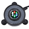 Aquarium Air Stone Disk Aquarium Air Bubble Light Color changeant LED Light Round Aquarium Bubbler