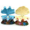 Aquarium Shell Perle Forme Air Pierre Bubbler Décorations Bulles Fish Tank Sea Shell Ornement