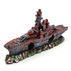 Aquarium Destroyer Marine Navire Bateau Épave de bateau Fish Tank Cave Décorations Ornement