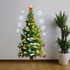Arbre de Noël amovible fenêtre de bricolage mur autocollant décoration de fête à la maison