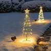 Arbre de Noël créatif Lumières Arbre de Noël en spirale LED Lumière darbre de Noël en plein air Lumière de Noël Déc