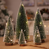 Arbre de noël décorations de noël fournitures petit pin placé dans le bureau bricolage décoration Mini arbre de noël