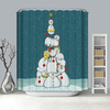 Arbre de Noël dor de rideau en douche de 180x180CM imperméable long avec 12 crochets