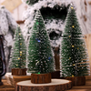 Arbre de Noël ornement pin aiguille arbre avec lumières Table de fête décorations de Noël de bureau pour la maison cadea