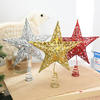 Arbre de Noël Topper Star En Plastique De Noël Étoiles Arbre Topper pour Noël Table Décor Coloré Artisanat DIY Accessoir