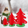 Arbre de Noël Vintage Home Shop Ornement Décoration Tissu Arbre Vert Rouge