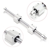 Arbre de rail linéaire Machifit 16 mm x 1000 mm avec bloc de roulement et support de guidage pour pièces CNC