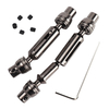 Arbre de transmission pour WPL B1 B16 B24 B36 C1 C24 C34 JJRC Q60 Q61 Q65 MN 90 RC Silver Parts