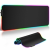 Archeer grand tapis de souris RVB 900 x 400 x 4 mm grand tapis de souris noir tapis de clavier pour bureau à domicile
