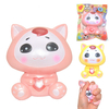 Areedy Squishy Fox Licensed 10 * 9.5 * 5.5cm Licence Lente Rising Avec Emballage Collection Cadeau Soft Jouet