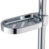 Argent ABS En Plastique Savon Plaques Salle De Bains Savon De Stockage Rack Drain Douche Tuyau Fourniture Savon Plats Cu
