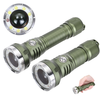 Astrolux® WP5 1350M Long Distance Throwing LEP Flashlight 3in1 with 1200LM LED Flood Light & Red Blue AUX Light EDC Stro