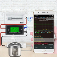AT3010 AC50 ~ 320V 100A 3KKW Phone App AC Mètres Indicateur de tension numérique Indicateur de puissance Compteur d