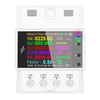 AT4PW 100A Tuya WIFI Din Rail Smart Switch Télécommande AC 220V 110V Énergie de puissance numérique Volt Amp Kwh Frequen