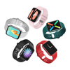 AT9 1, 75 pouces 320 * 385px HD Écran incurvé Appel Bluetooth Fréquence cardiaque Pression artérielle Moniteur SpO2 Modes