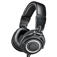 ATH-M50x Wired Headset Monitor Headphone 45mm Large Driver HiFi Sound 3.5mm Wired Over-ear Headphones