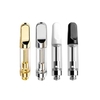 Atomiseur en céramique AC1003 noir/blanc/or/argent 0.5 ml/1 ml 510 fil technologie CeramicCore Tube en verre