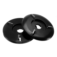 Attachement de meuleuse dangle de disque de découpage en bois de puissance noire du diamètre 16mm de 90mm