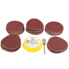 Auto-adhésif en laine disque de polissage avec 50pcs 60 à 180 ponce de grain M6 2 pouces 50 mm