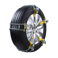 Auto Anti-dérapant Chaînes En Acier De Voiture Skid Ceinture Neige Boue Sable Pneu Clip-sur Chaîne S / M / L