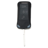 Auto partie 3 bouton télécommande cas de coquille clé pour porsche cayenne