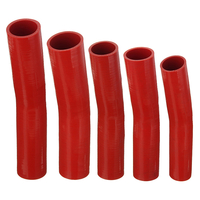 Auto Silicone Tuyaux en caoutchouc 15 degrés Coude Bend Tuyau Air Water Coolant Joiner Pipe Tube