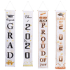 Autocollant amovible de dortoir de rideau de porte de bannière de remise des diplômes fixé au mur pour la cérémonie de r