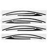 Autocollant de fenêtre latérale autocollant pour 2018 Hondas Accord Chrome Trim Blackout