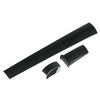 Autocollant de garniture de couverture de tableau de bord central en Fiber de carbone 3 pièces pour Honda Civic 2016-202