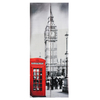 Autocollant de réfrigérateur de mur dart de la porte 3D Big Ben décalque auto-adhésif de paysage mural décor à la m