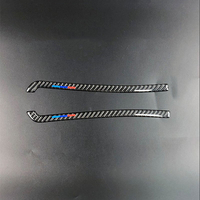 Autocollant de rétroviseur de voiture couvercle de décoration en fibre de carbone pour BMW X3 X4 X5 X6 F25 F26 F15 F16