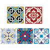Autocollant de sol de tuile diagonale autocollant mural auto-adhésif armoires au sol stickers décor à la maison