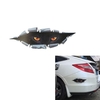 Autocollant de voiture 3d stéréoscopique des yeux de chat simulé étanche décalque 11x43cm