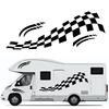 Autocollant de voiture Totem décoration RV autocollant de corps personnalité guirlande universelle pour camping-car cara