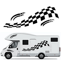 Autocollant de voiture Totem décoration RV autocollant de corps personnalité guirlande universelle pour camping-car cara