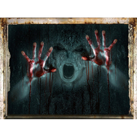 Autocollant dhorreur dautocollant de Halloween de Miico SK6043 pour la décoration de pièce dautocollant d