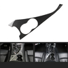 Autocollant En Fiber De Carbone Pour Voiture Titulaire Coupe Coupe Panneau Garniture Couverture Pour Infiniti Q50 Q60 20
